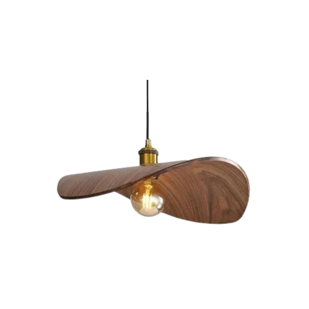 Vintage Wooden Pendant Light