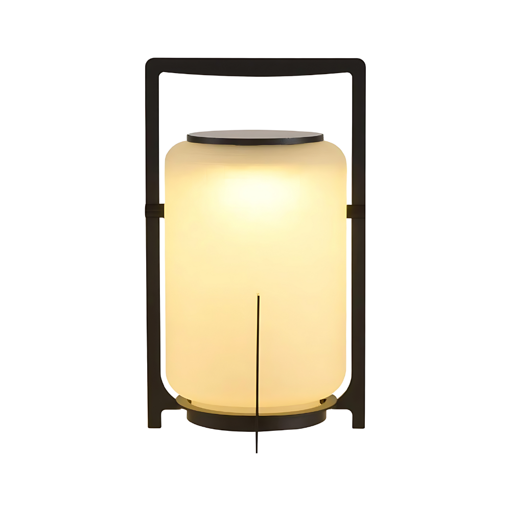 Solar-Powered Outdoor Lamp with Warm Light