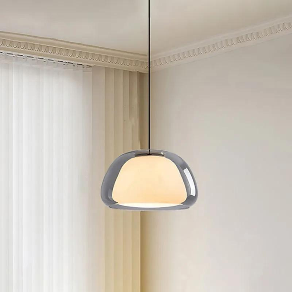 Modern Glass Dome Pendant Light