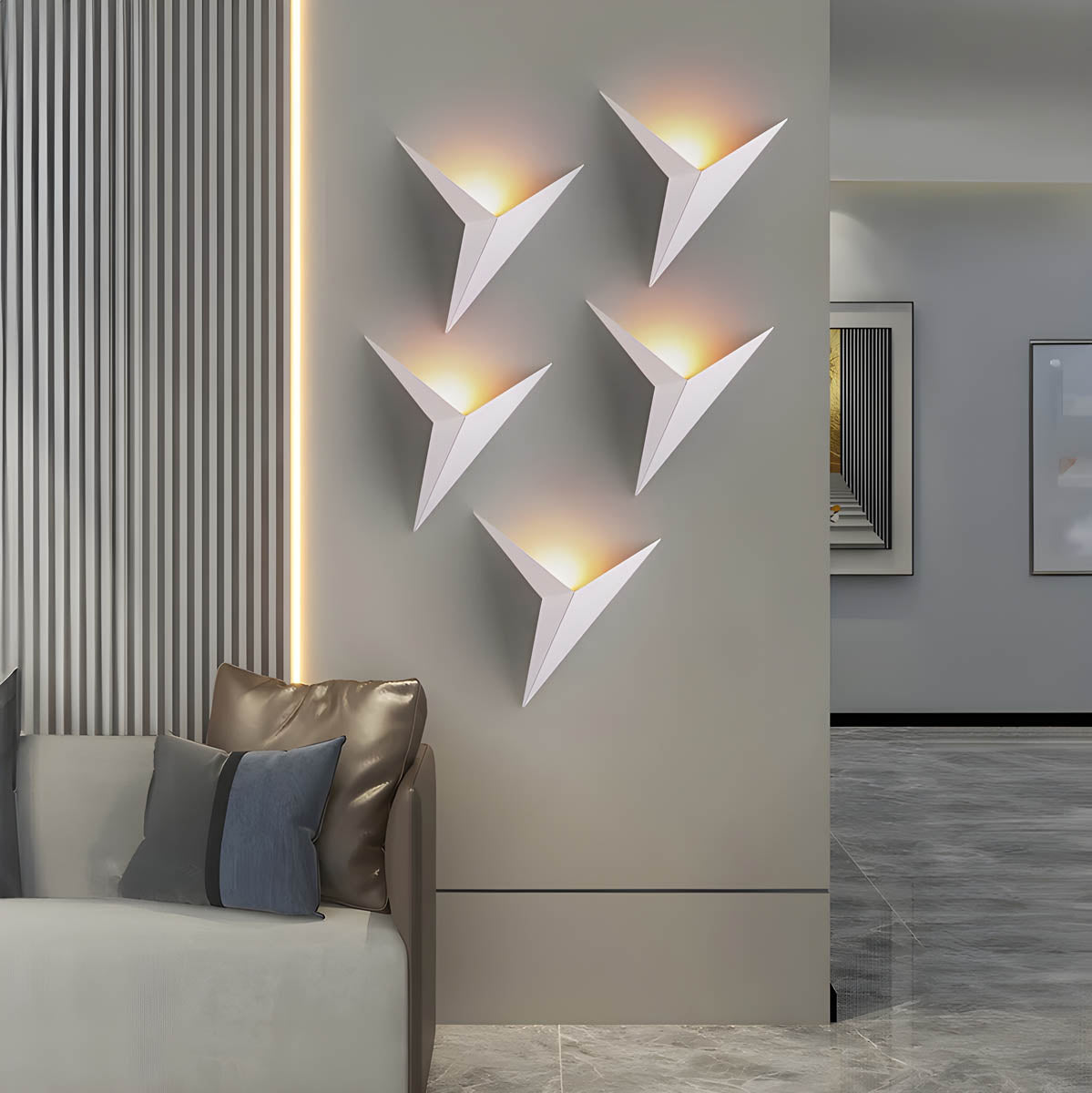 Iron Wall-Mounted LED Lamp
