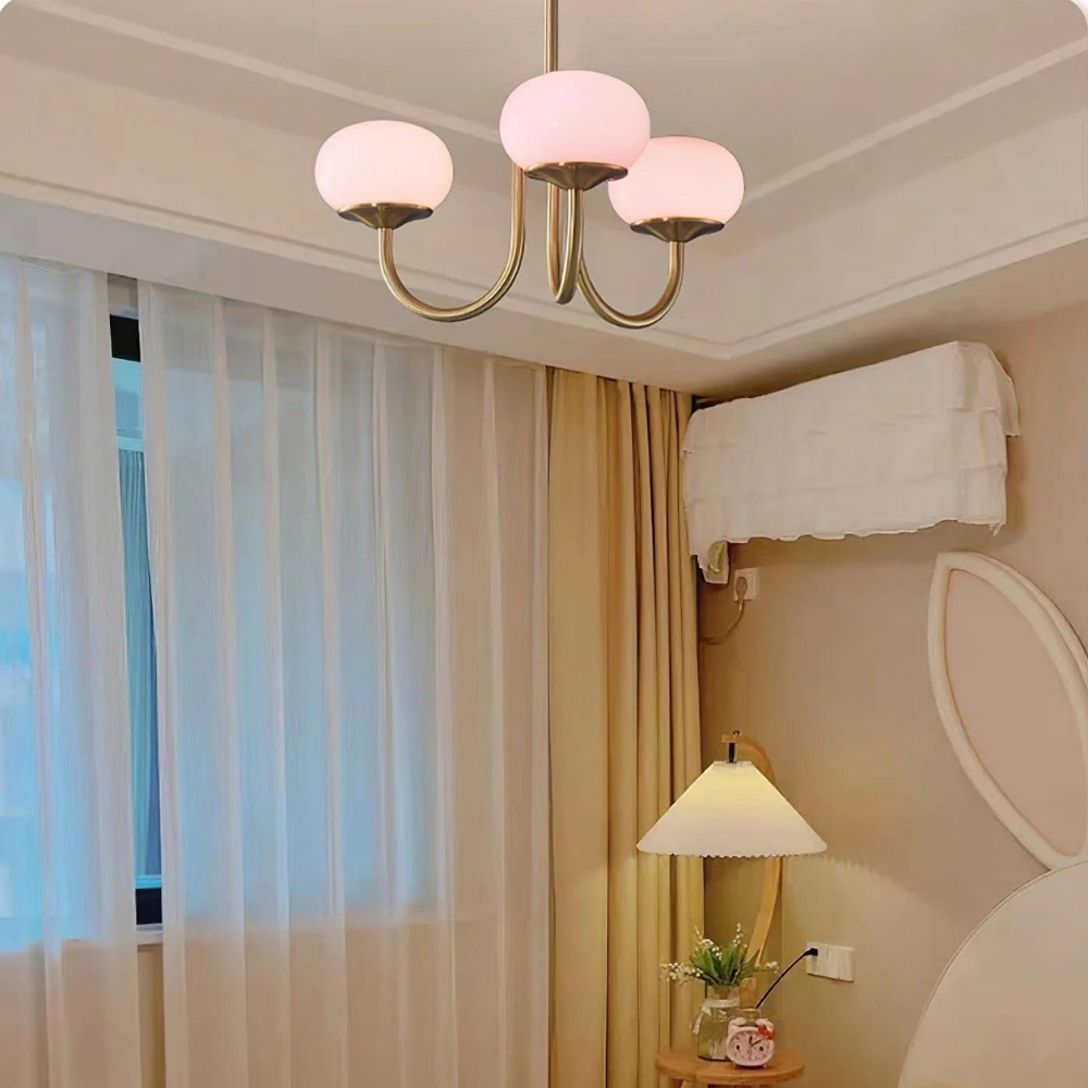 Modern chandelier marshmallow design