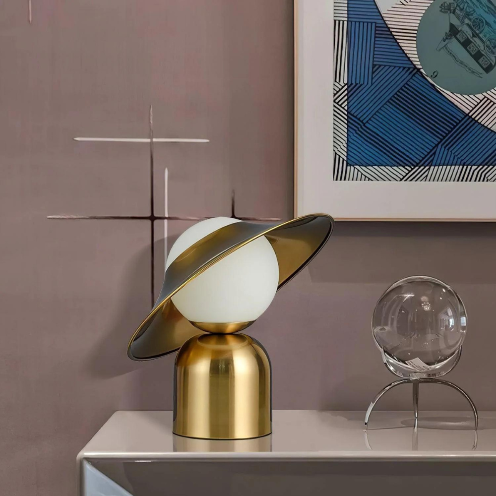 Retro Metal Table Lamp with Adjustable Brightness