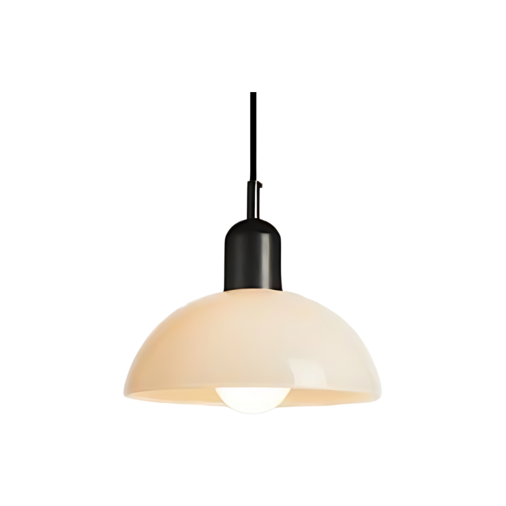 Scandinavian-Style Coloured Glass Pendant Light