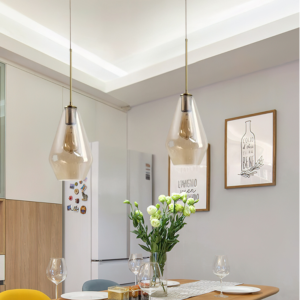 Blown Glass Pendant Light