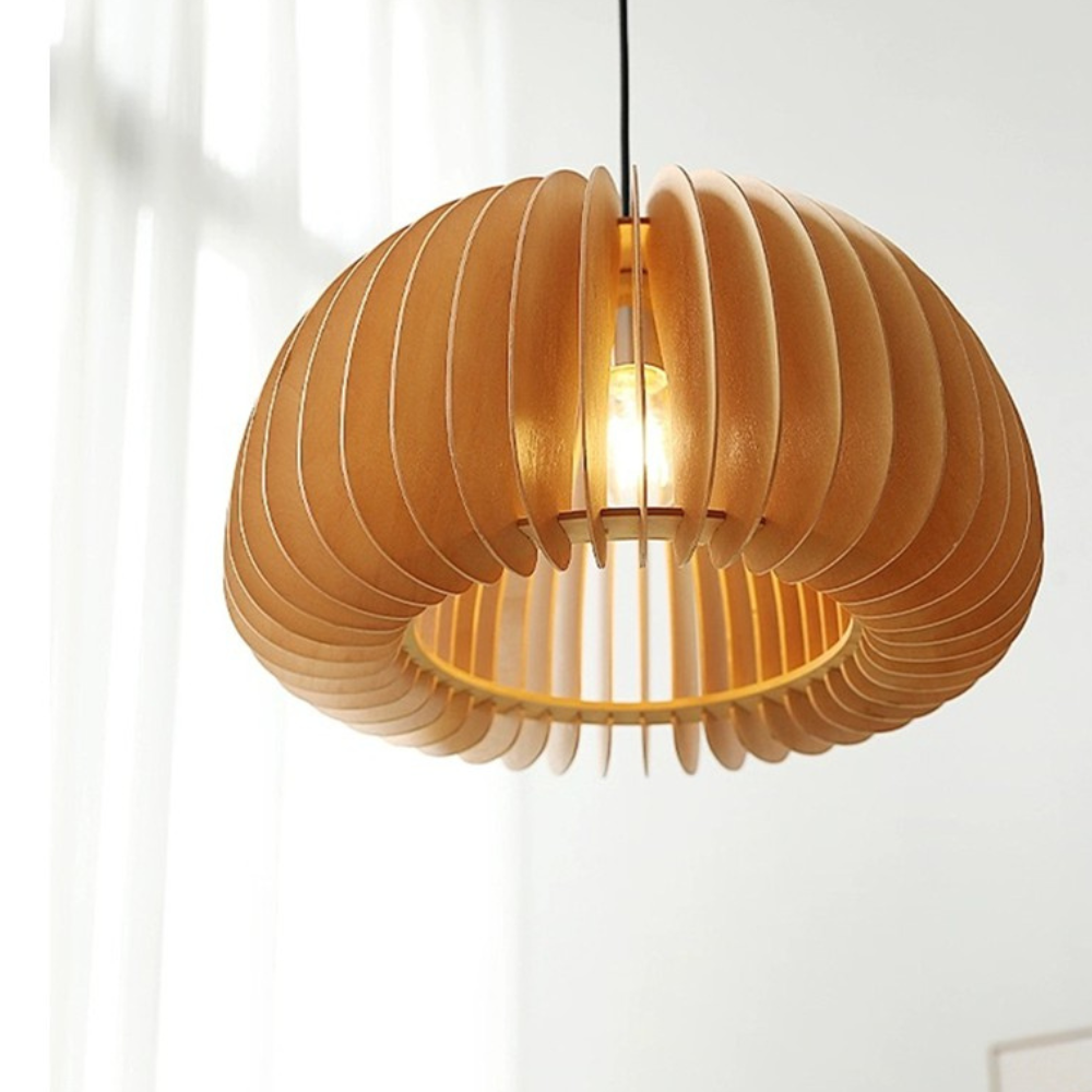Semi-Circle Metallic Adjustable-Height Ceiling Lamp