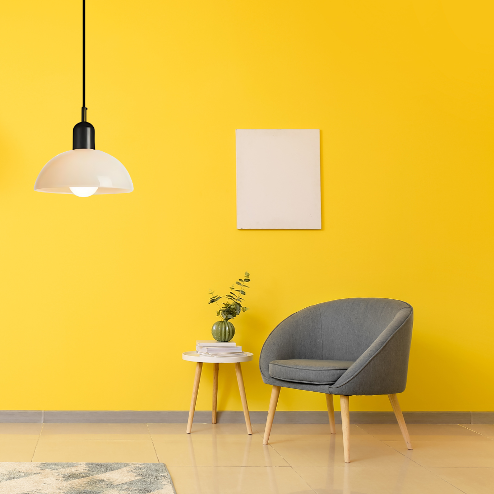 Scandinavian-Style Coloured Glass Pendant Light