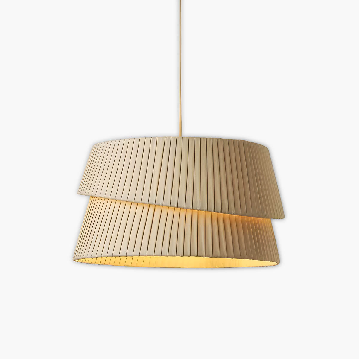 Pleated Hessian Ceiling & Pendant Light E27 45-65 cm
