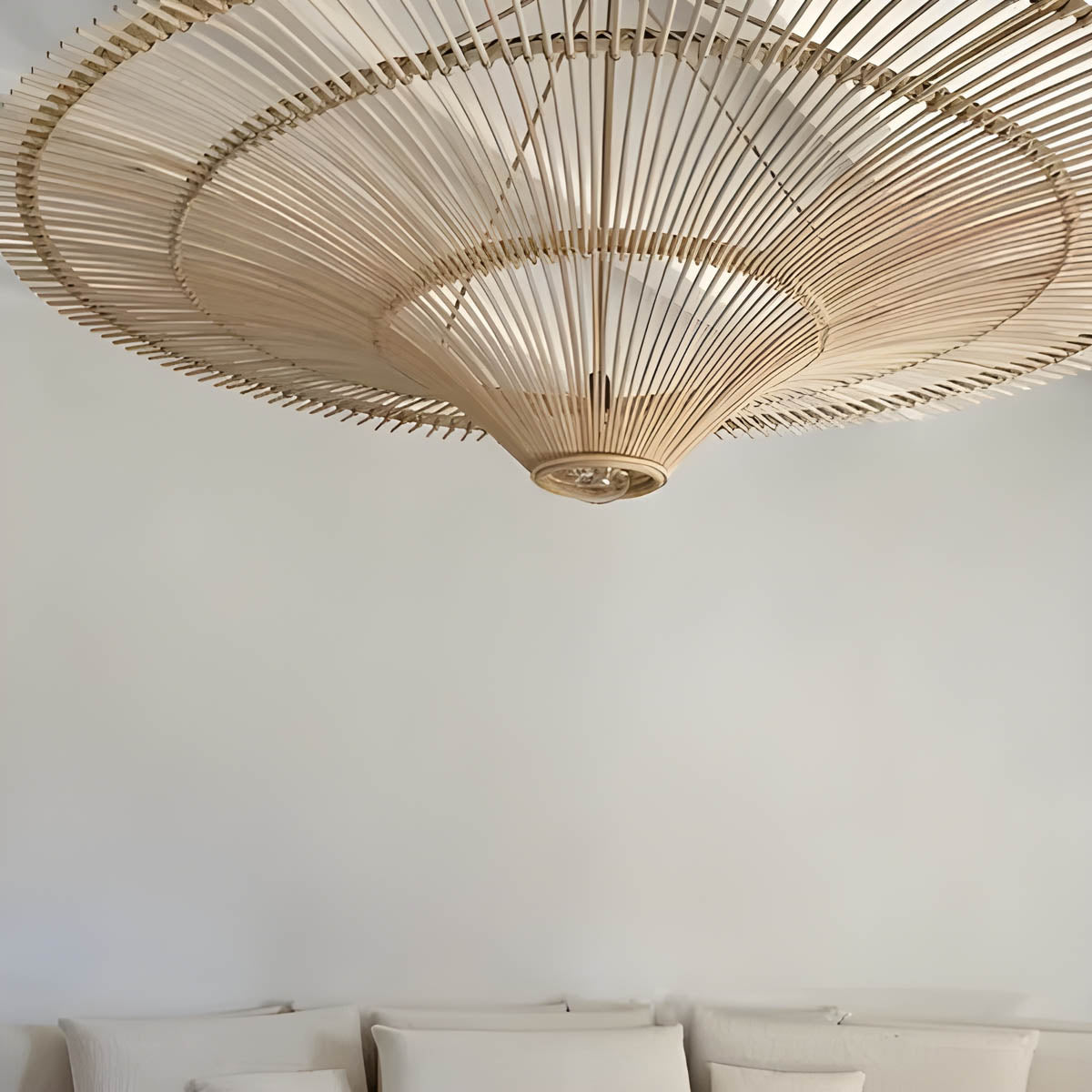 Hand-woven Rattan Ceiling Light 60-130 cm