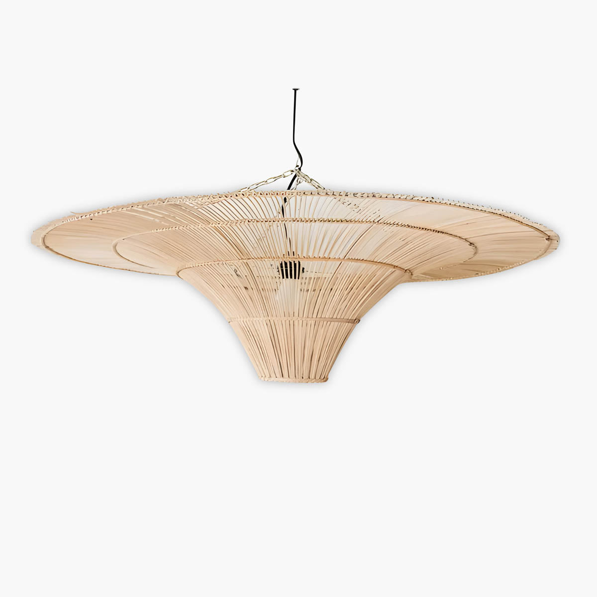 Hand-woven Rattan Ceiling Light 60-130 cm