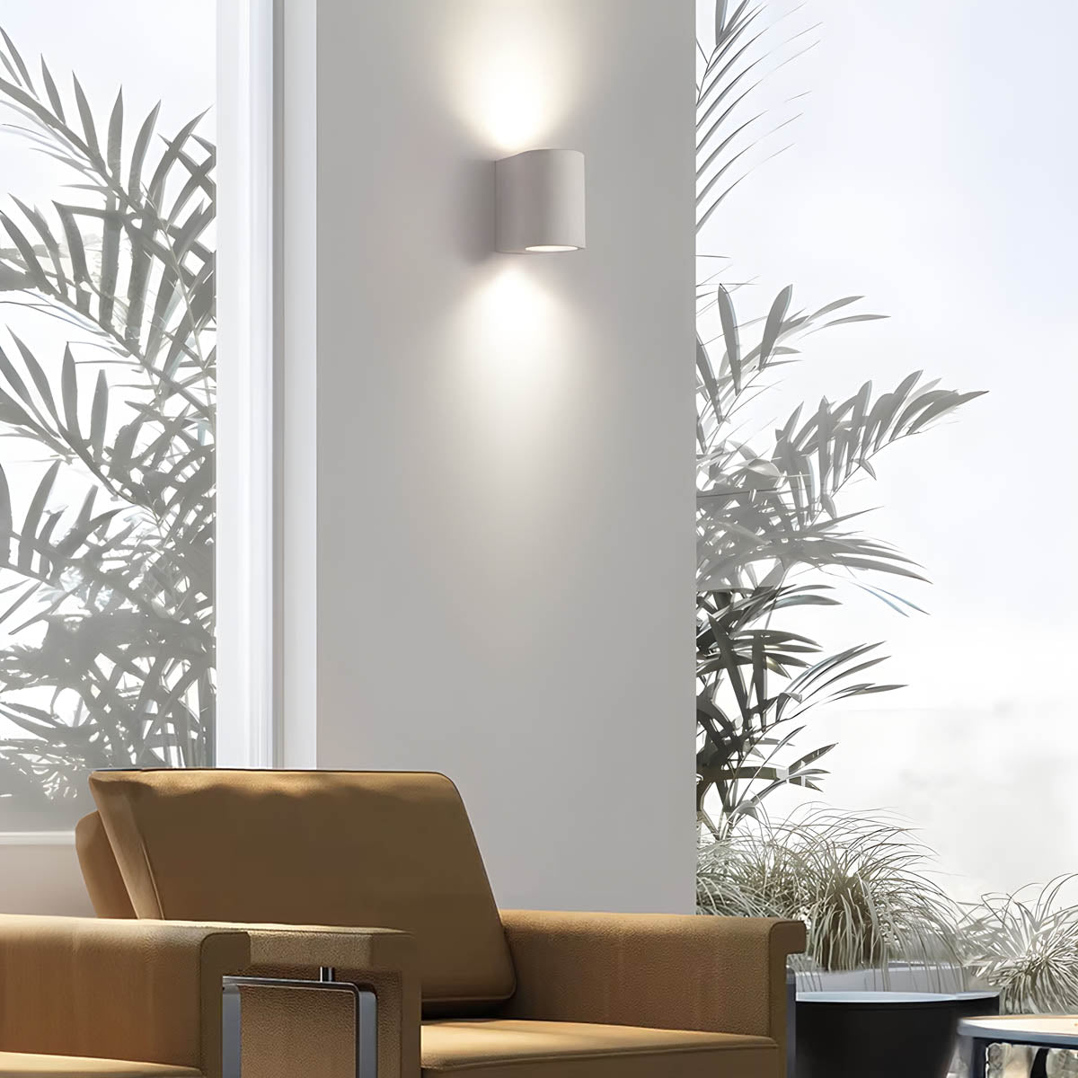 Ceramic Cylinder LED Wall Light