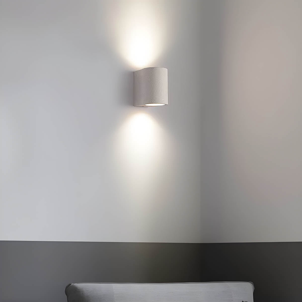 Ceramic Cylinder LED Wall Light