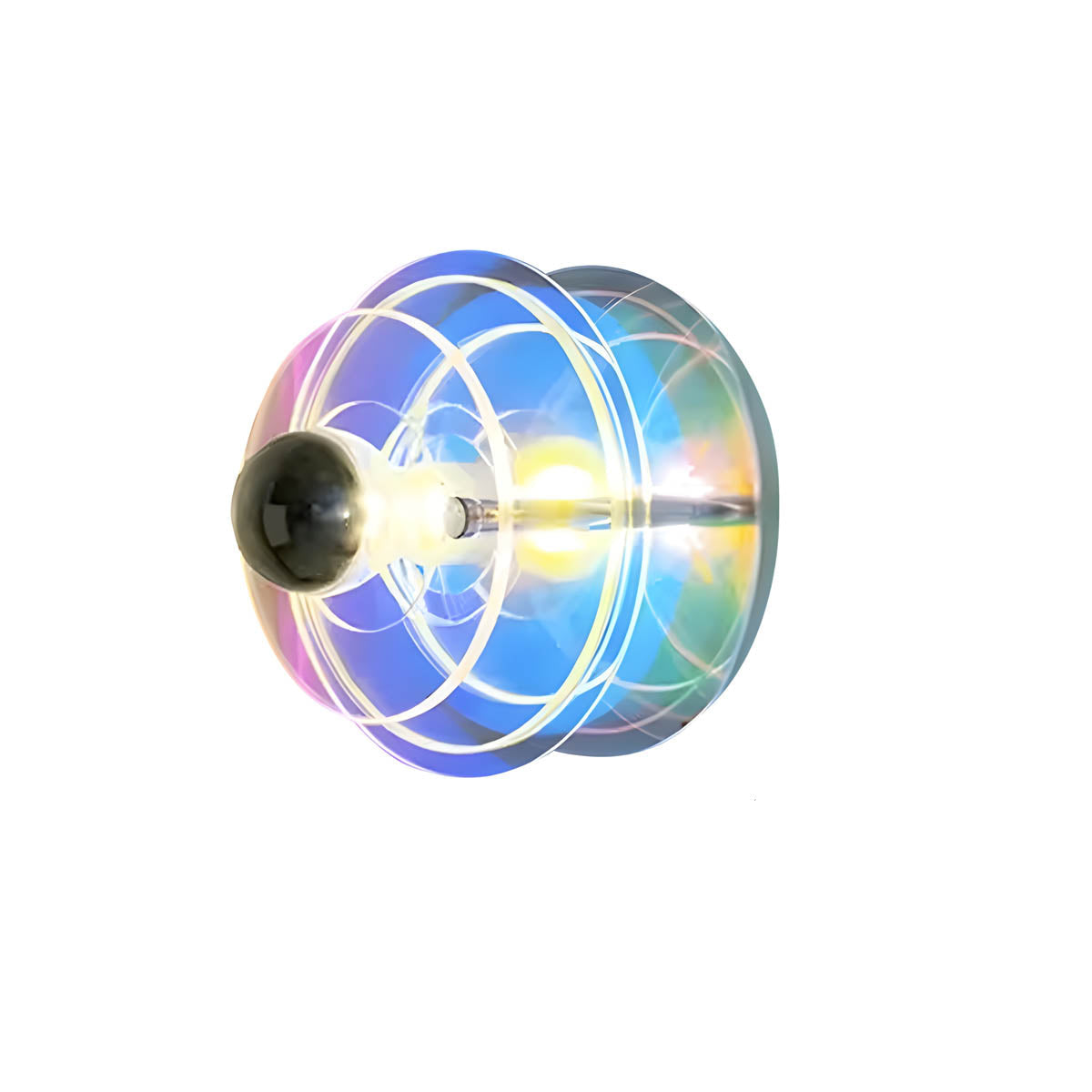 Modern Circular LED Wall Light – Iron & Acrylic