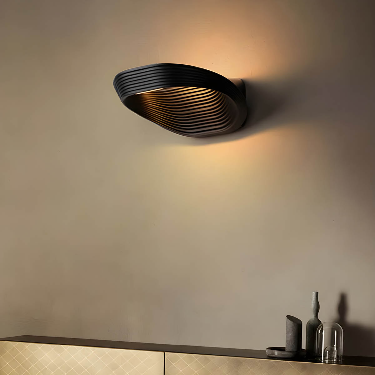 Layered Aluminium & Acrylic Wall Light