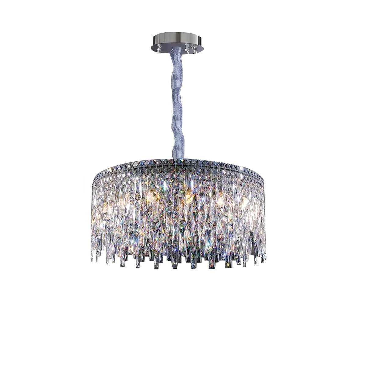 Stainless Steel & Crystal Chandelier LED 50-120 cm