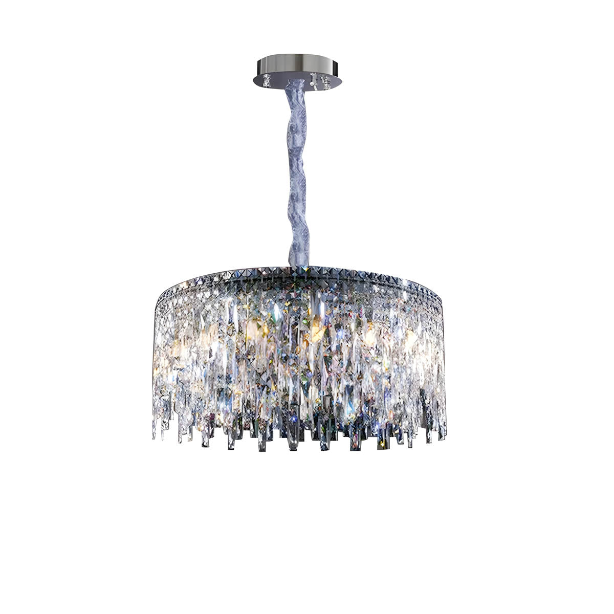 Stainless Steel & Crystal Chandelier LED 50-120 cm