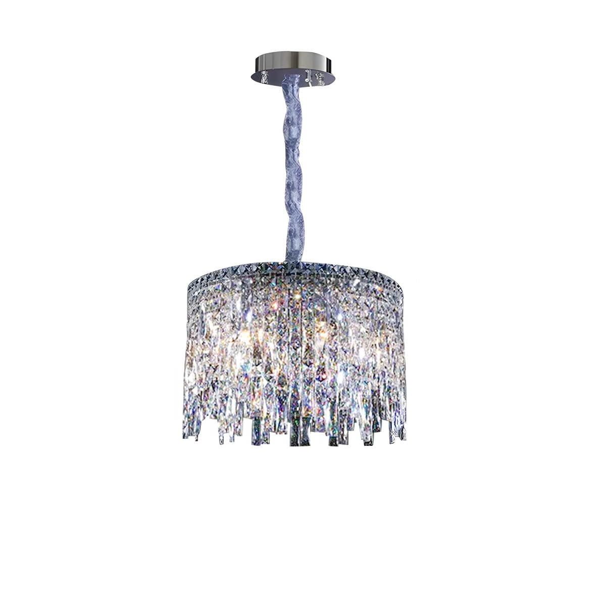 Stainless Steel & Crystal Chandelier LED 50-120 cm
