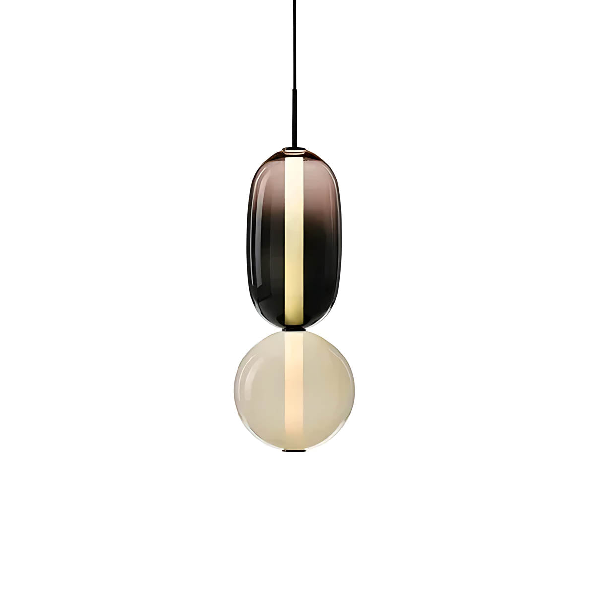 Pendant Light – Hand-Blown Glass Cluster Chandelier, 2–4 Heads, 46–66 cm