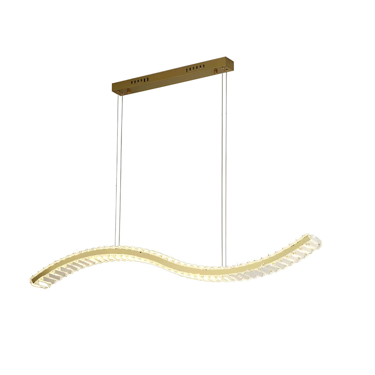 Crystal & Stainless Steel Round, Linear & Wall Light Collection