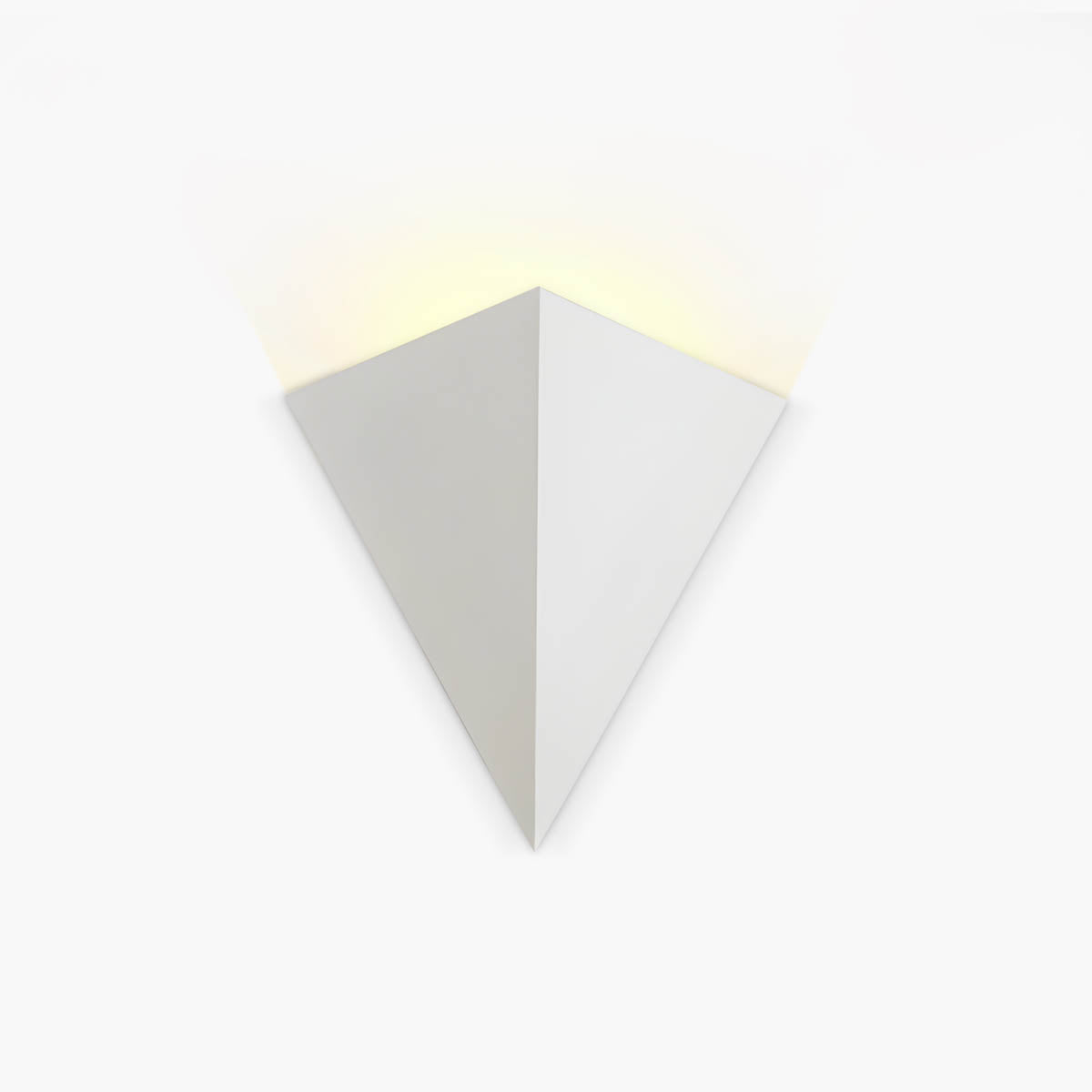 Aluminium up-down geometric wall light