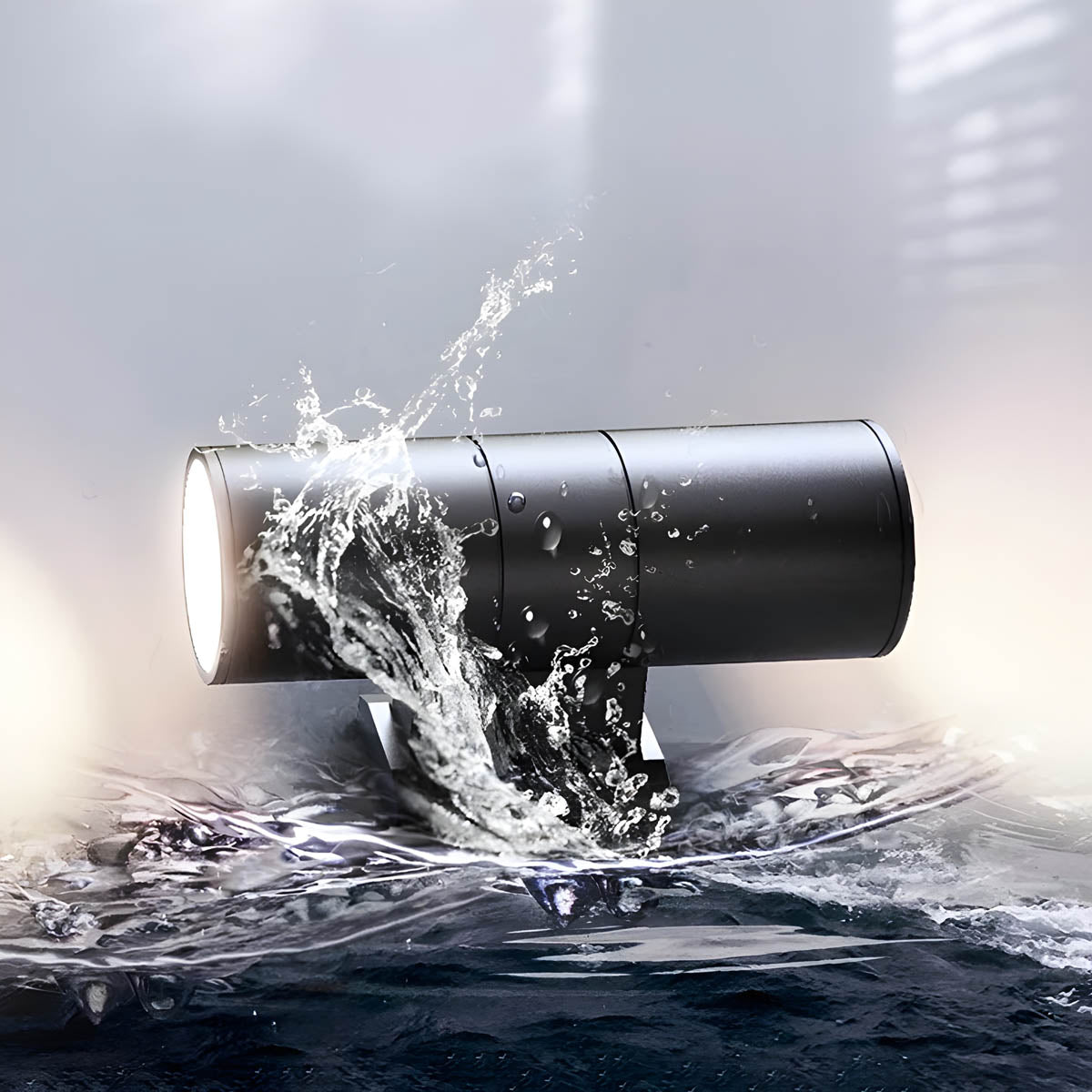 IP65 Cylinder LED Wall Light – Aluminium