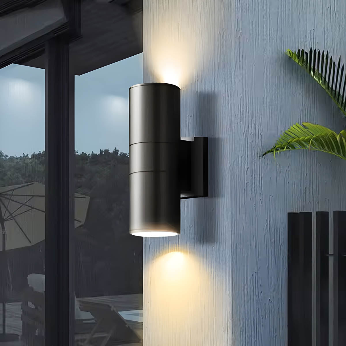 IP65 Cylinder LED Wall Light – Aluminium