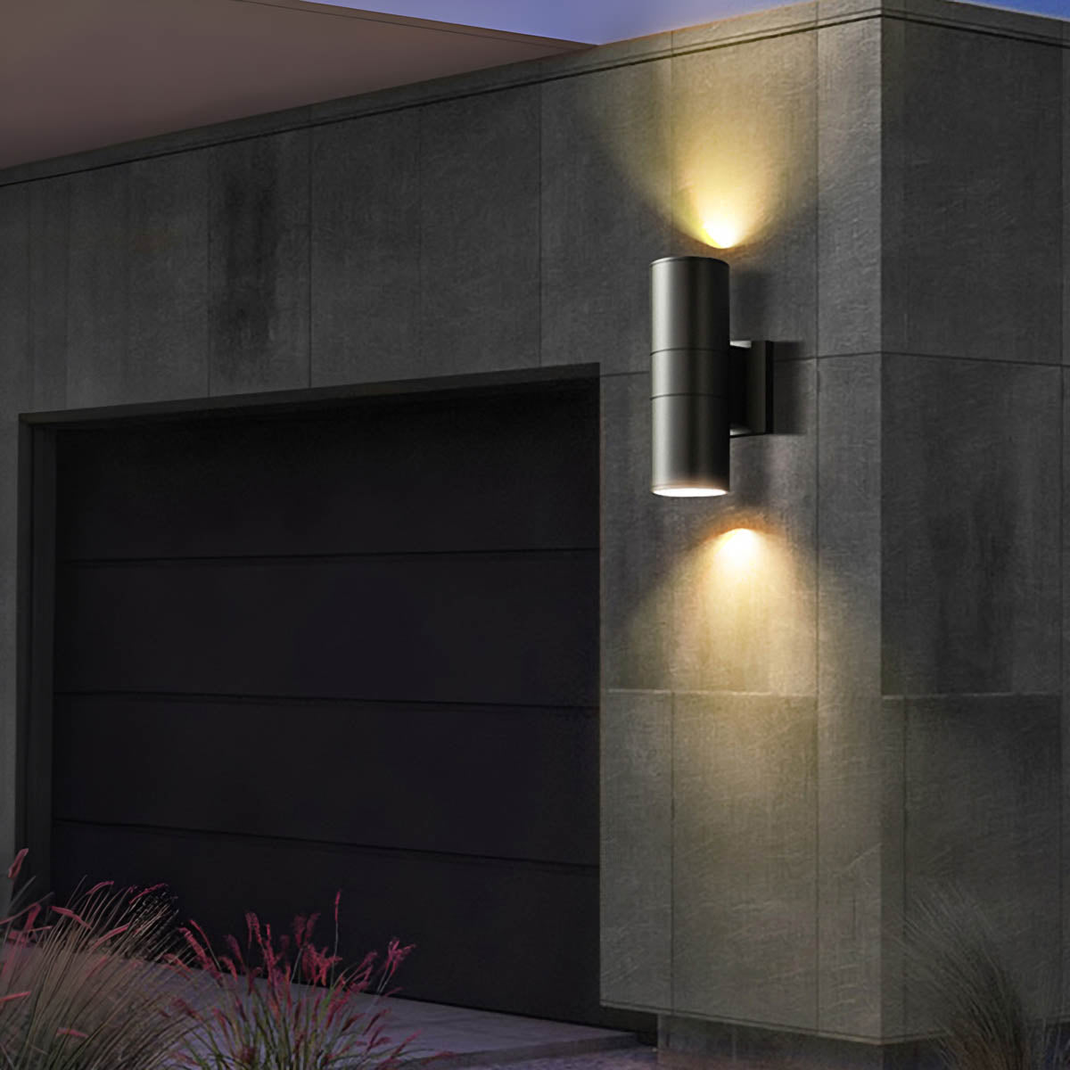 IP65 Cylinder LED Wall Light – Aluminium