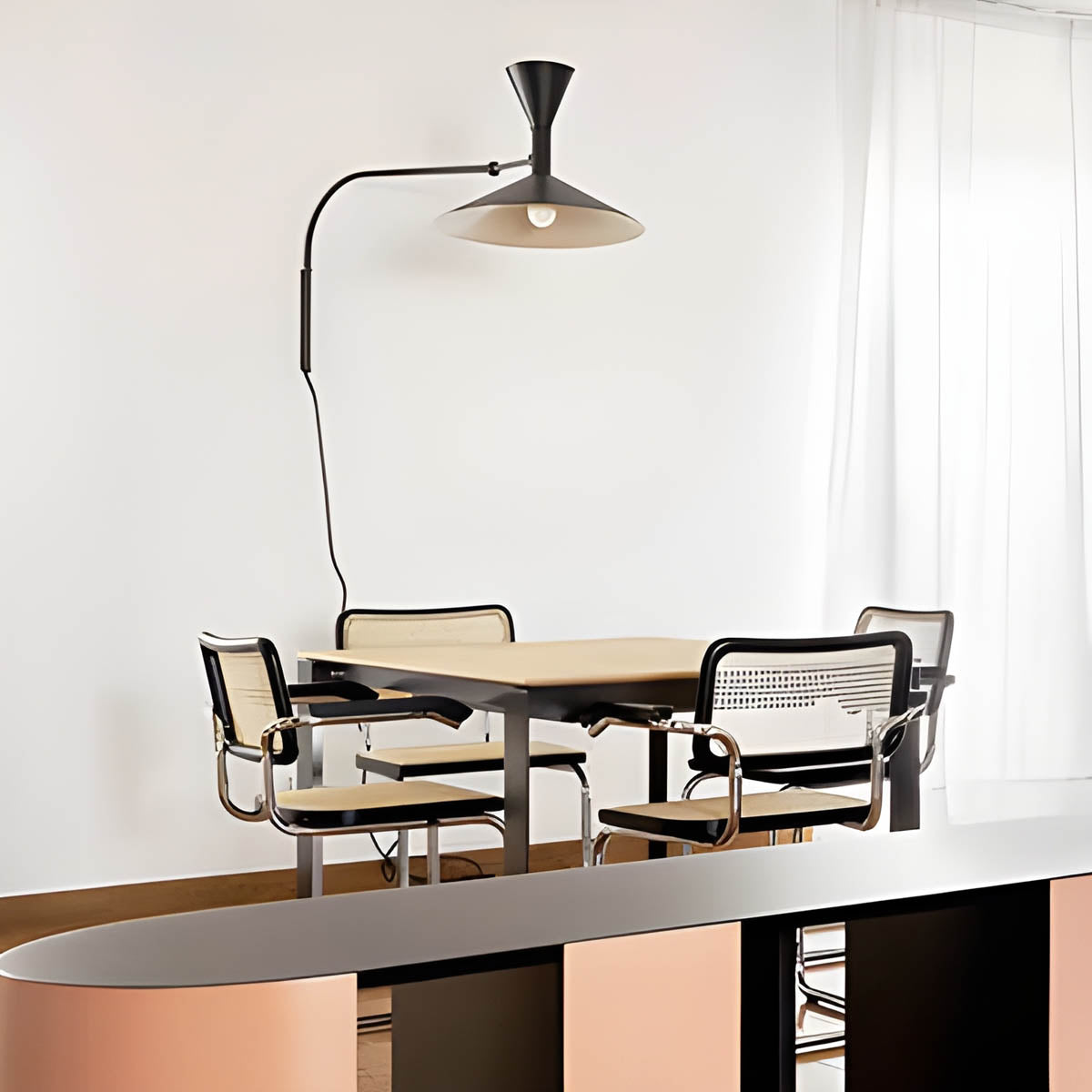 Dual-Light Industrial Wall Lamp “KONRAD” – Megaphone Style