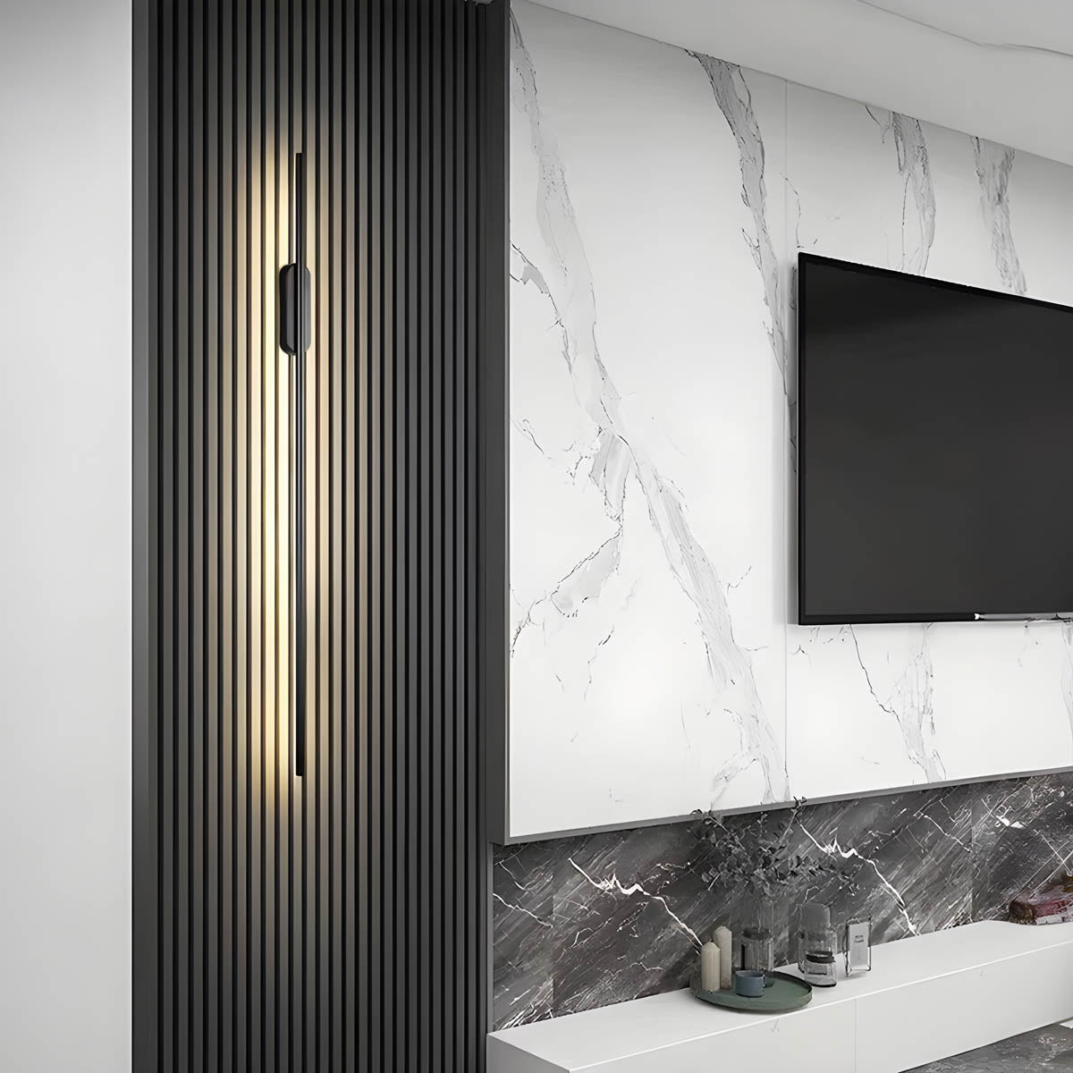 Aluminium-Silicone-Iron Wall Light