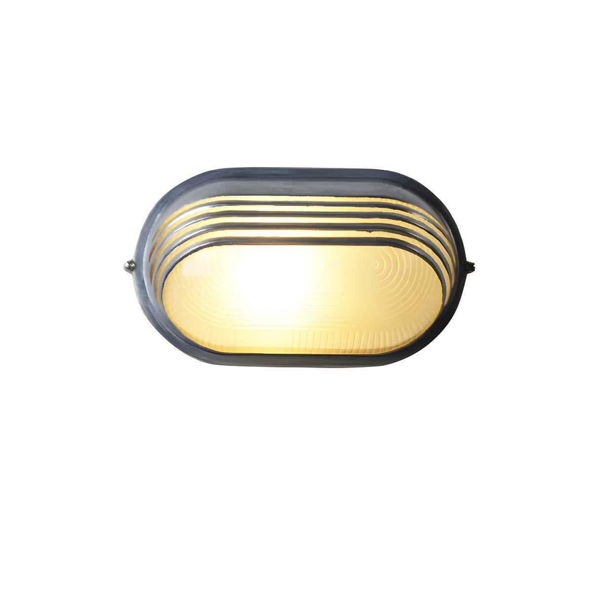 Aluminium & borosilicate glass outdoor wall light