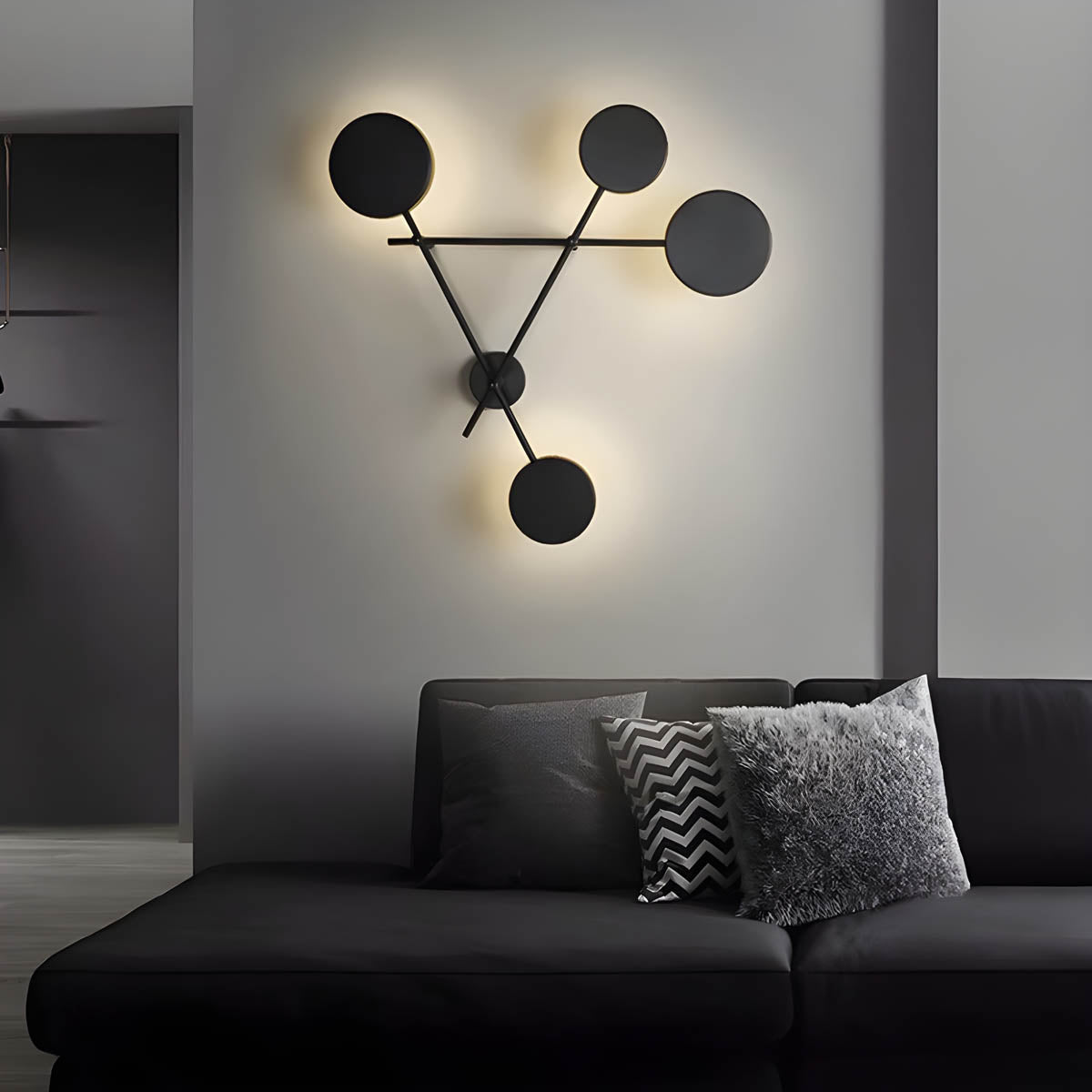 Magnus Aluminium and Acrylic Sculptural LED Wall Light