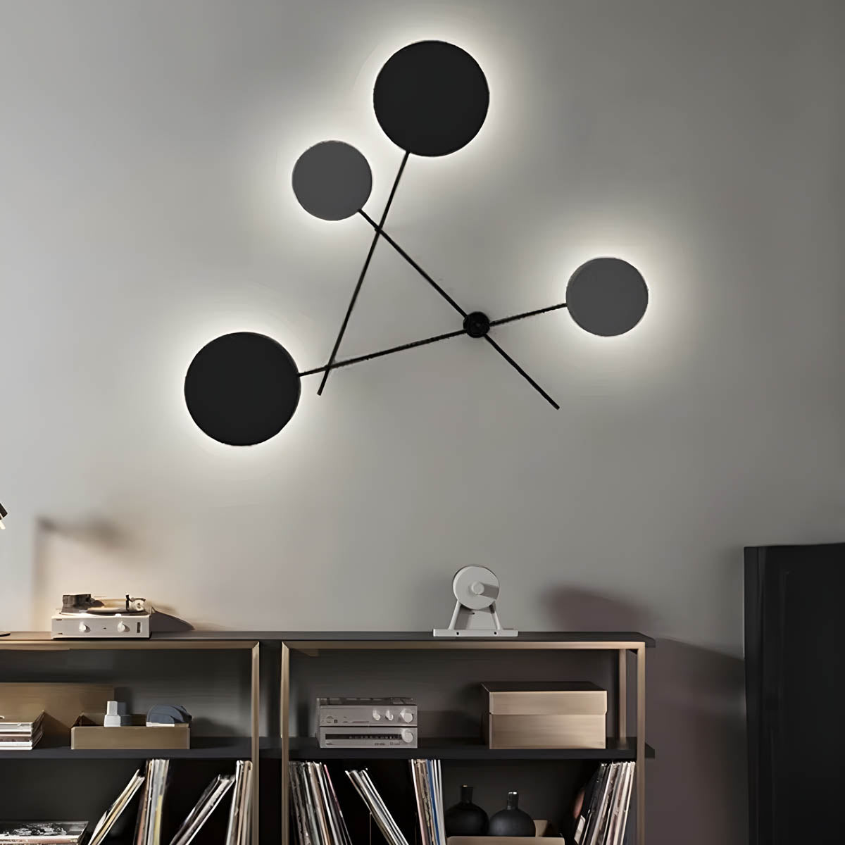 Magnus Aluminium and Acrylic Sculptural LED Wall Light