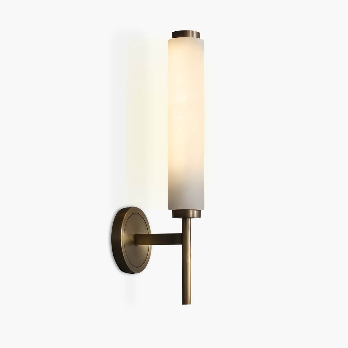 Marble & copper wall light E14 LED