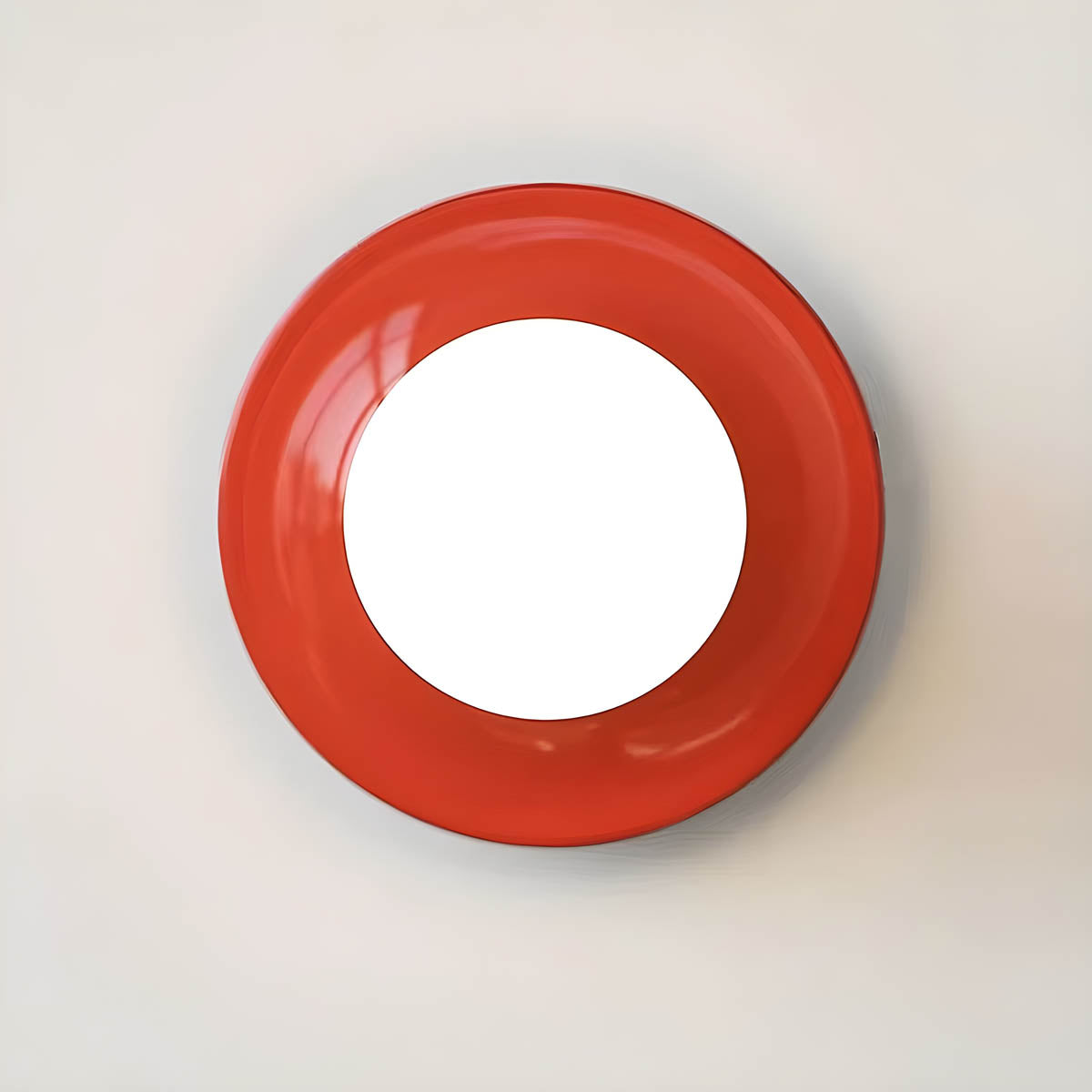 Iron wall light E27 vintage-disc shade