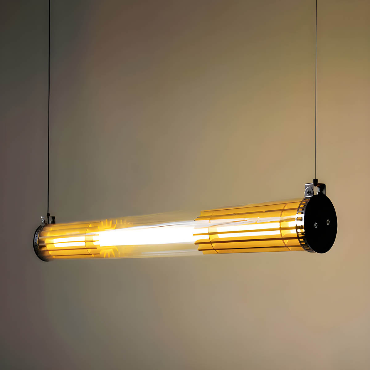 Wood & acrylic LED lighting collection, pendant wall & floor