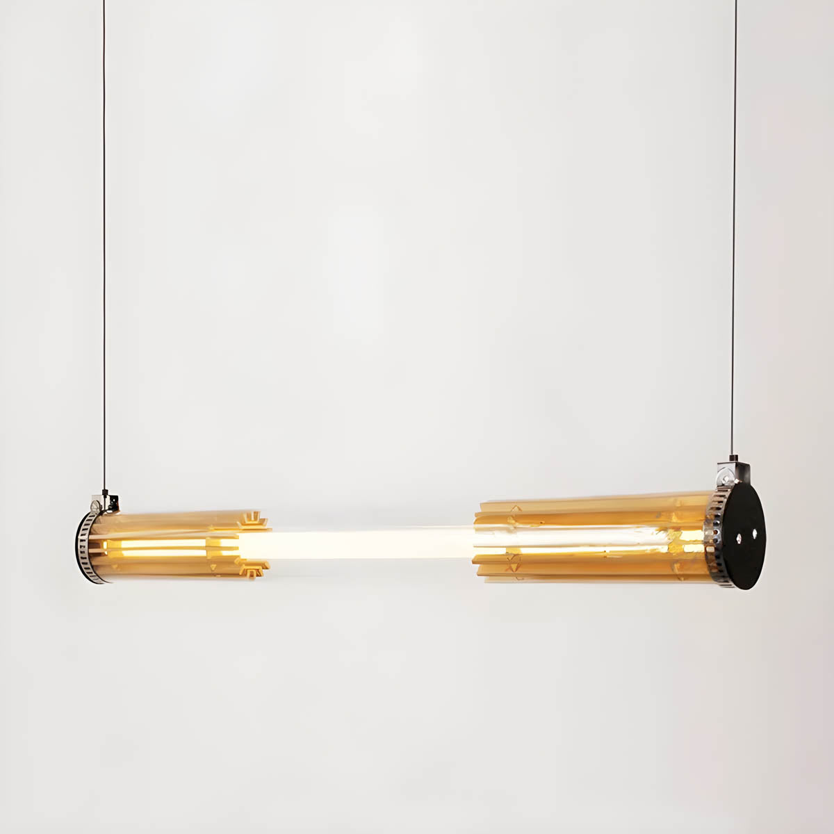 Wood & acrylic LED lighting collection, pendant wall & floor