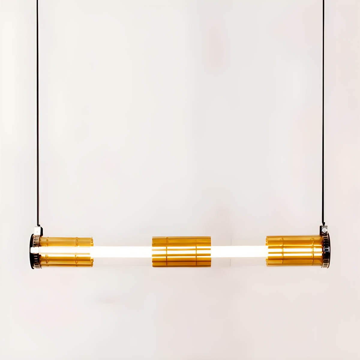 Wood & acrylic LED lighting collection, pendant wall & floor