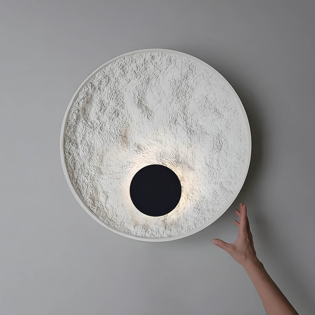 Resin & iron wall light LED