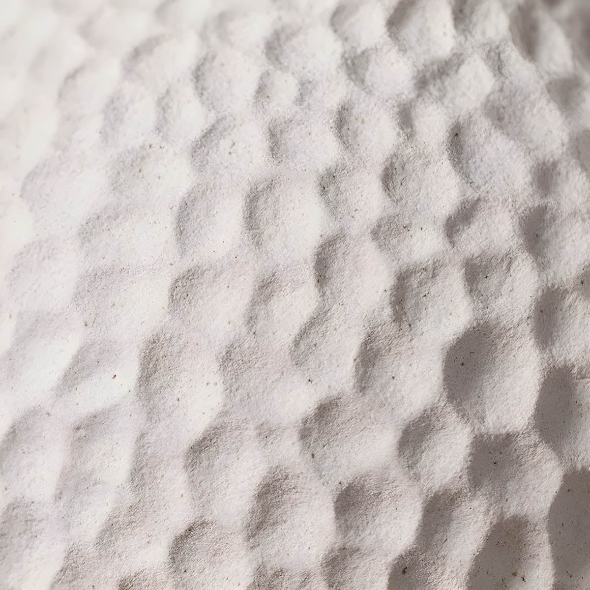 Ceramic Vase with Ring-Handles & Netted Ridges — Sculptural Elegant Accent