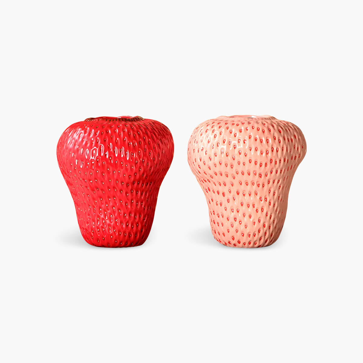 Fruit-Inspired Straw-Shaped Ceramic Vase Range — Colour Pop Decor Accent