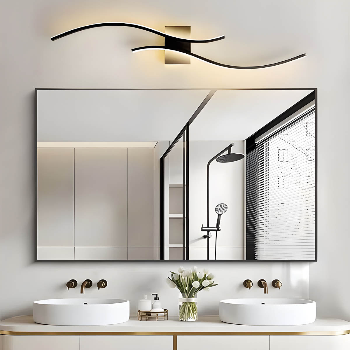 Modern Sculptural LED Wall Light – Aluminium