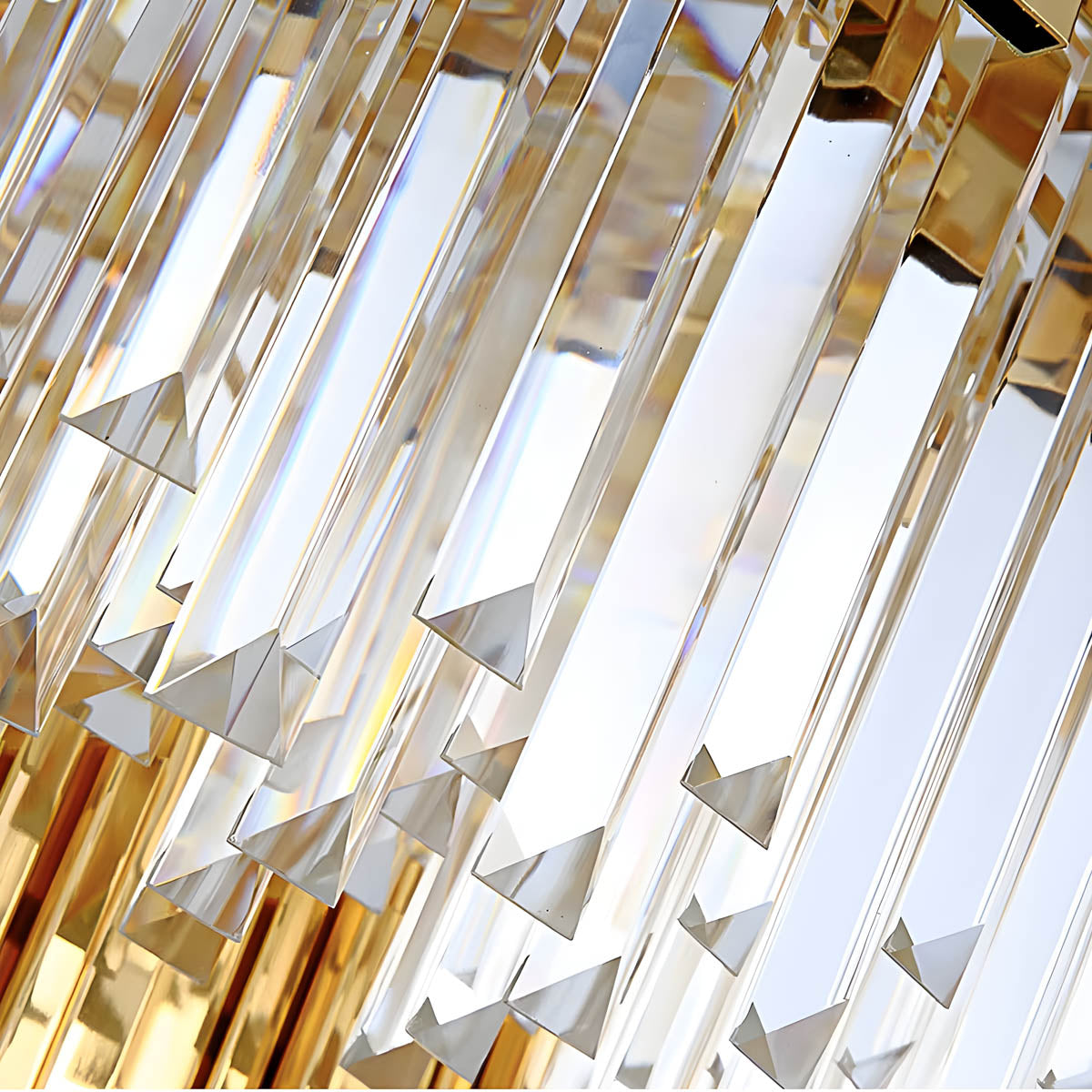 Stainless Steel & Crystal Chandelier E14 40-120 cm