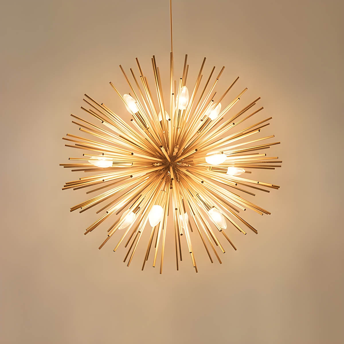 Starburst Metal Pendant Light E14 LED, Ø 58 cm