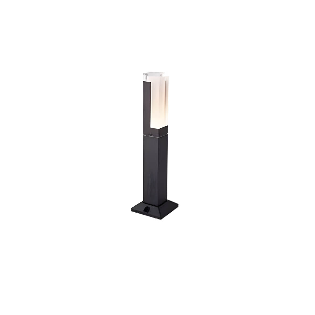 Aluminum LED lawn light range, solid or spike base