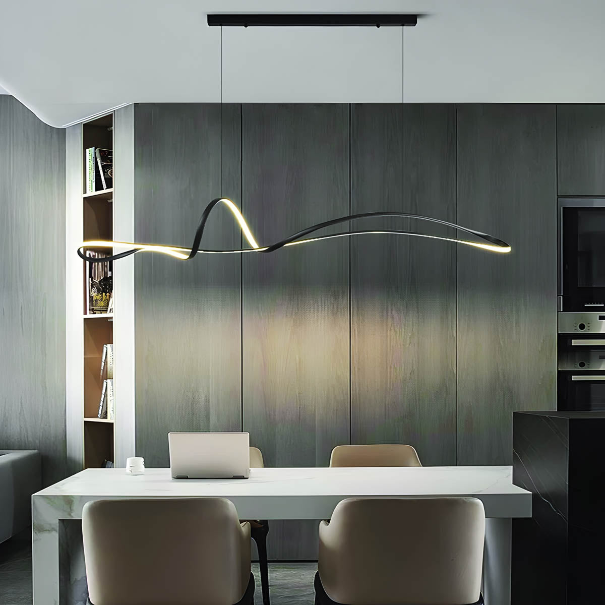 Stainless alloy LED cord pendant light