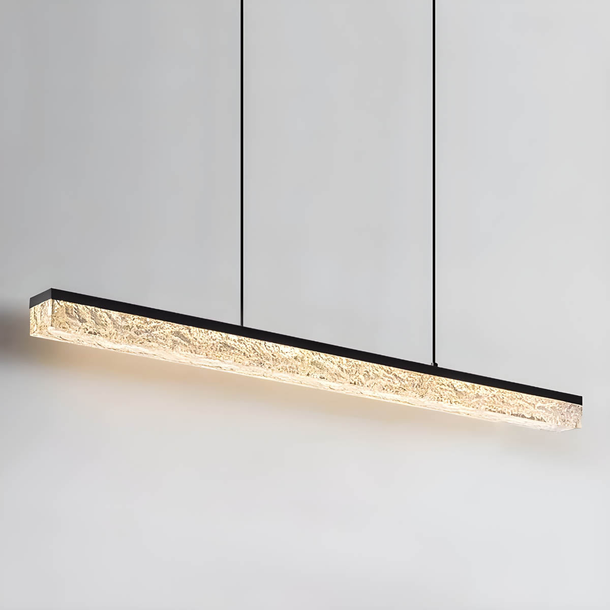 Copper and resin LED pendant light