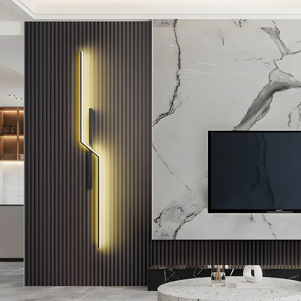 Modern Waterproof LED Wall Light – Aluminium & Silicone