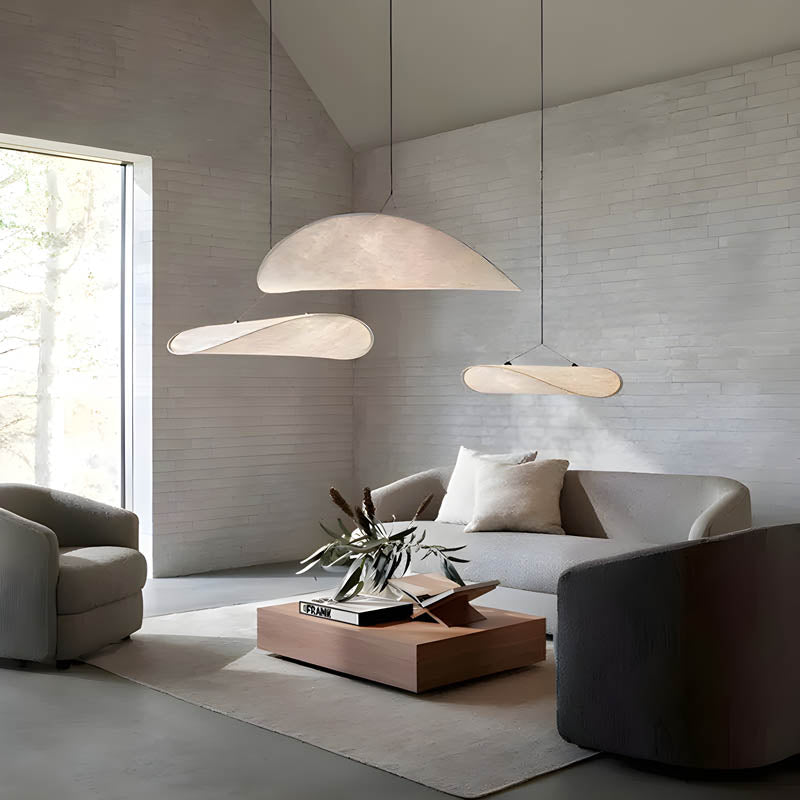 T-shaped Tyvek cord pendant light