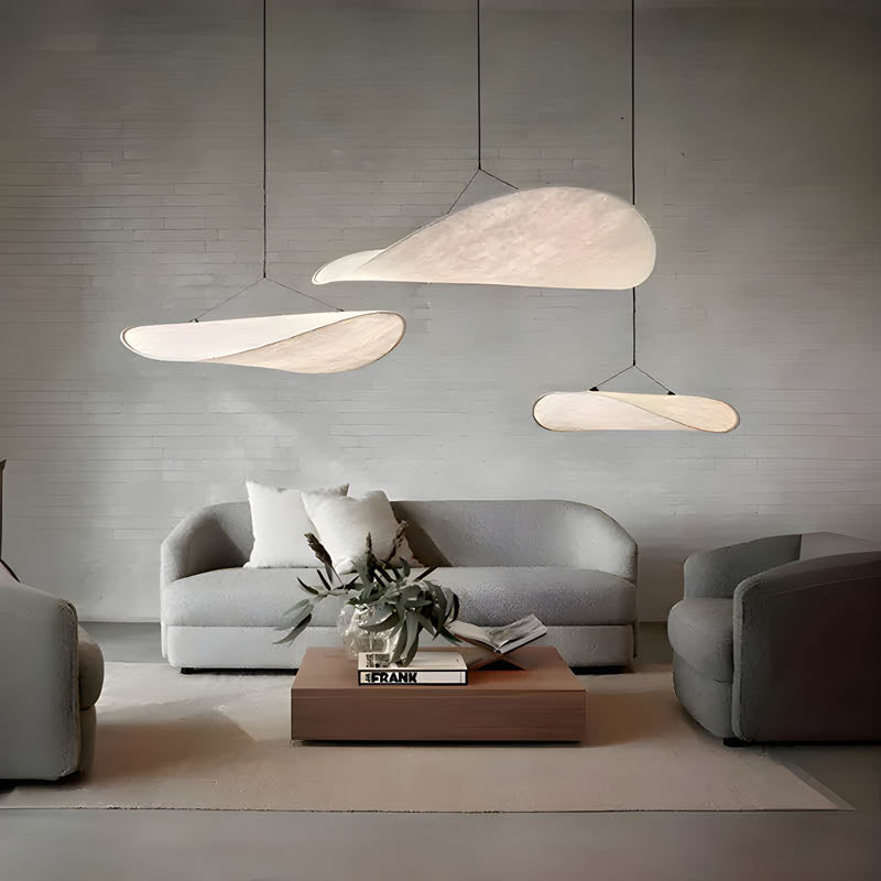 T-shaped Tyvek cord pendant light